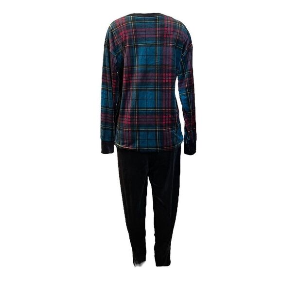 Cuddl Duds Double Plush Velour Petite Lounge Set - Picture 5 of 9